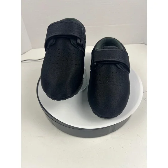 Pedors Womens 8.5 Wide Men's 6.5W Black Comfort Diabetic Adjustable Strap Shoes